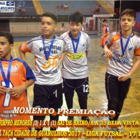 TAÇA CIDADE DE GUARULHOS 2017 - LIGA DE FUTSAL 