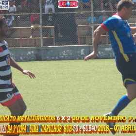 3ª COPA GUIMAGUARULHOS 40 E 50 ANOS - 2018 - SINDICATO E CAPIM MALUCO OS GRANDES CAMPEÕES 