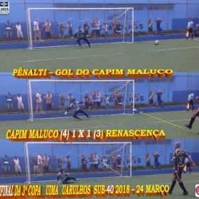 3ª COPA GUIMAGUARULHOS 40 E 50 ANOS - 2018 - SINDICATO E CAPIM MALUCO OS GRANDES CAMPEÕES 