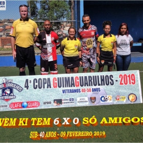 4ª COPA GUIMAGUARULHOS 2019 SUB-40 e SUB-50 ANOS- OS CAMPEÕES 