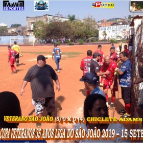 3ª COPA VETERANOS -35 ANOS -LIGA SÃO JOÃO