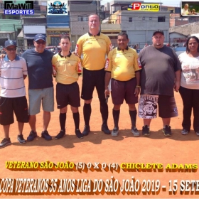 3ª COPA VETERANOS -35 ANOS -LIGA SÃO JOÃO