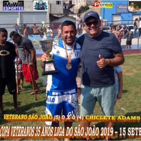 3ª COPA VETERANOS -35 ANOS -LIGA SÃO JOÃO