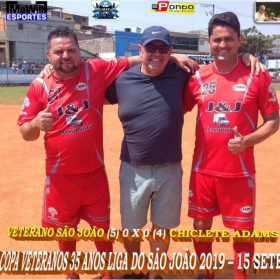 3ª COPA VETERANOS -35 ANOS -LIGA SÃO JOÃO