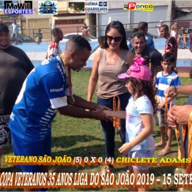 3ª COPA VETERANOS -35 ANOS -LIGA SÃO JOÃO