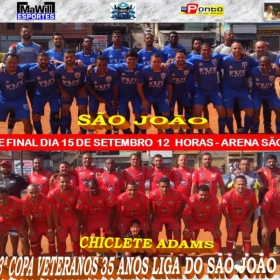 3ª COPA VETERANOS -35 ANOS -LIGA SÃO JOÃO