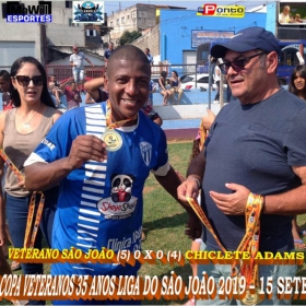 3ª COPA VETERANOS -35 ANOS -LIGA SÃO JOÃO