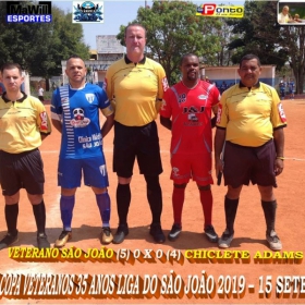 3ª COPA VETERANOS -35 ANOS -LIGA SÃO JOÃO