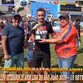 3ª COPA VETERANOS -35 ANOS -LIGA SÃO JOÃO