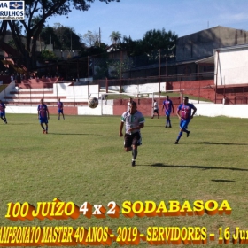 15º CAMPEONATO SUB-40 - SERVIDORES -2019