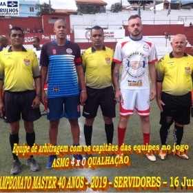 15º CAMPEONATO SUB-40 - SERVIDORES -2019