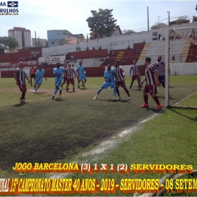 15º CAMPEONATO SUB-40 - SERVIDORES -2019