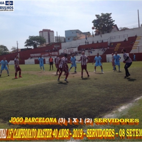 15º CAMPEONATO SUB-40 - SERVIDORES -2019