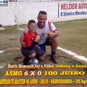 15º CAMPEONATO SUB-40 - SERVIDORES -2019