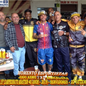 15º CAMPEONATO SUB-40 - SERVIDORES -2019