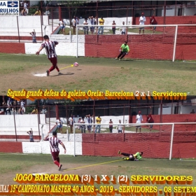 15º CAMPEONATO SUB-40 - SERVIDORES -2019