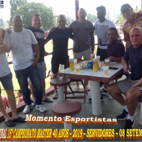 15º CAMPEONATO SUB-40 - SERVIDORES -2019