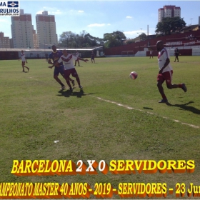 15º CAMPEONATO SUB-40 - SERVIDORES -2019