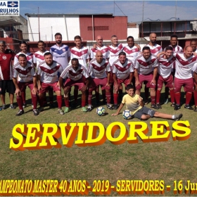 15º CAMPEONATO SUB-40 - SERVIDORES -2019