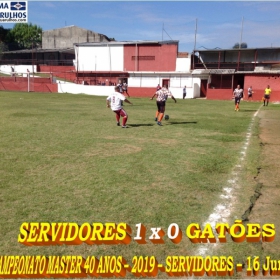 15º CAMPEONATO SUB-40 - SERVIDORES -2019