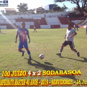 15º CAMPEONATO SUB-40 - SERVIDORES -2019