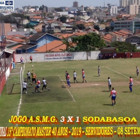 15º CAMPEONATO SUB-40 - SERVIDORES -2019