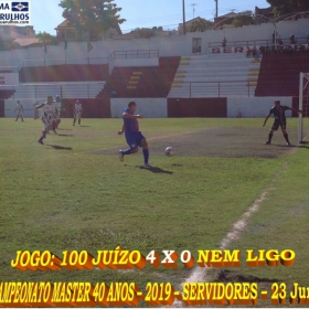 15º CAMPEONATO SUB-40 - SERVIDORES -2019