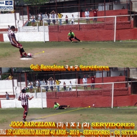 15º CAMPEONATO SUB-40 - SERVIDORES -2019