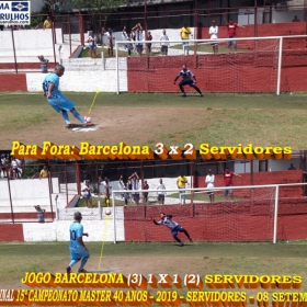 15º CAMPEONATO SUB-40 - SERVIDORES -2019