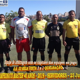 15º CAMPEONATO SUB-40 - SERVIDORES -2019