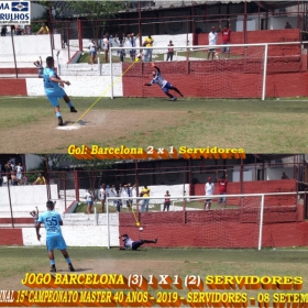 15º CAMPEONATO SUB-40 - SERVIDORES -2019