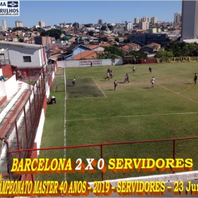 15º CAMPEONATO SUB-40 - SERVIDORES -2019