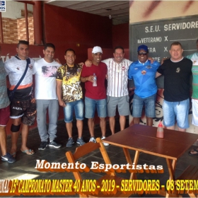 15º CAMPEONATO SUB-40 - SERVIDORES -2019