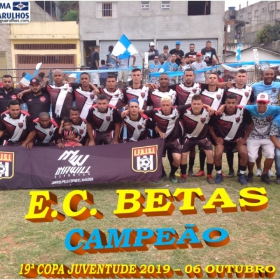 19ª COPA JUVENTUDE 2019 - E.C. BETAS - CAMPEÃO