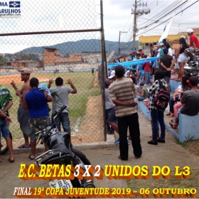 19ª COPA JUVENTUDE 2019 - E.C. BETAS - CAMPEÃO