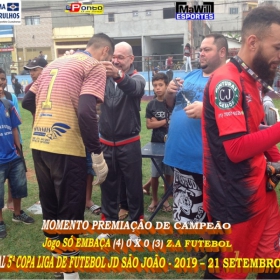 5ª COPA LIGA SÃO JOÃO DE SÁBADO - 2019