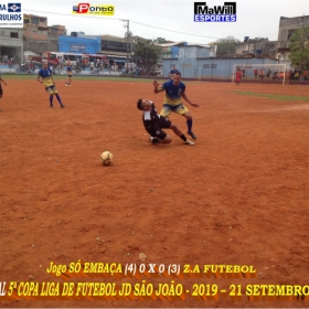 5ª COPA LIGA SÃO JOÃO DE SÁBADO - 2019