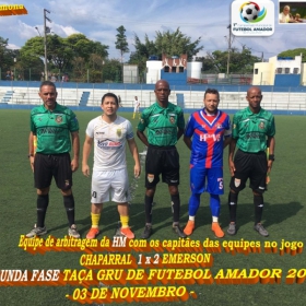 1ª TAÇA GRU DE FUTEBOL AMADOR 2019.