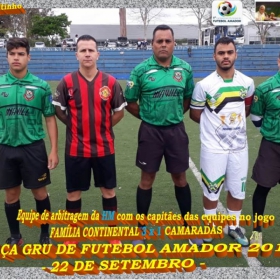 1ª TAÇA GRU DE FUTEBOL AMADOR 2019.