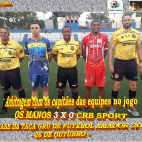 1ª TAÇA GRU DE FUTEBOL AMADOR 2019.