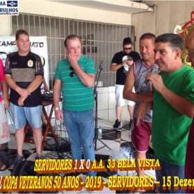 SERVIDORES COPA VETERANOS SUB-50 ANOS - 2019