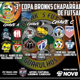 3ª COPA BRONKS CHAPARRAL DE FUTSAL