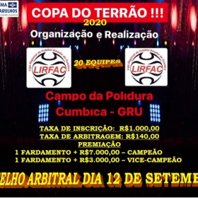 1ª COPA DO TERRÃO 2020 - LIRFAC - TALENTOS CAMPEÃO