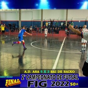 2º CAMPEONATO DE FUTSAL FIG 2022  50+