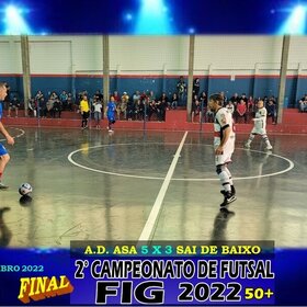 2º CAMPEONATO DE FUTSAL FIG 2022  50+