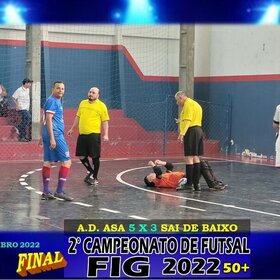 2º CAMPEONATO DE FUTSAL FIG 2022  50+