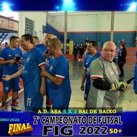 2º CAMPEONATO DE FUTSAL FIG 2022  50+