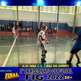 2º CAMPEONATO DE FUTSAL FIG 2022  50+