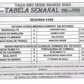 TAÇA GRU SERIE BRONZE 2023/2024