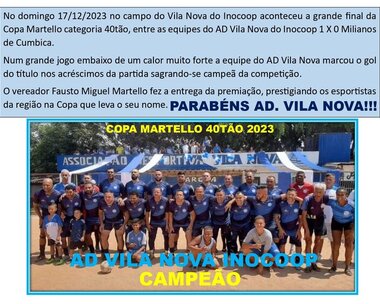 Campeonatos Atuais